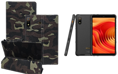 Книга-трансформер Armor для планшета Ulefone Armor Pad Lite, Armor Pad Pro, цвет Xaki TM