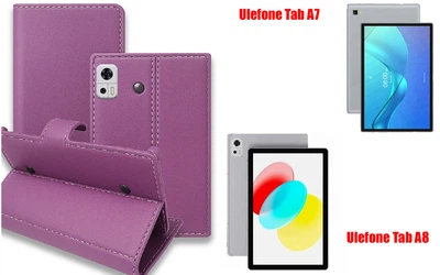 Книга-трансформер Armor для планшета Ulefone Tab A7, Tab A8, цвет Violet