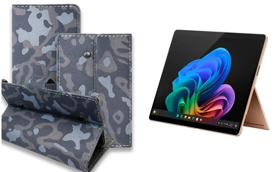 Книга-трансформер Armor для планшета Microsoft Surface Pro 10, Pro 11, Pro 11 X Elite, цвет Khaki winter