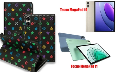 Книга-трансформер Armor для планшета Tecno MegaPad 10, MegaPad 11, цвет L. black