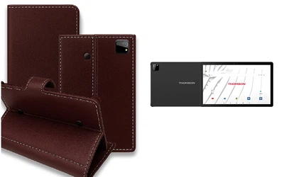 Книга-трансформер Armor для планшета Thomson TEO 13, цвет Wine-Red