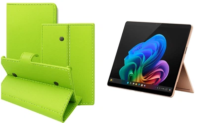 Книга-трансформер Armor для планшета Microsoft Surface Pro 10, Pro 11, Pro 11 X Elite, цвет Lime