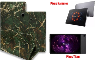 Книжка-трансформер Armor для планшета Pixus Drive, Falcon, Folio, колір Les