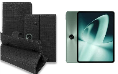Книга-трансформер Armor для планшета OnePlus Pad, Pad 2, Pad Go, Pad Pro, цвет Crocodile