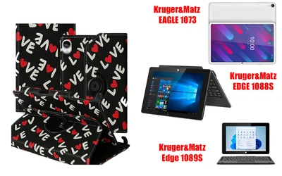 Чехол Spinner360 для планшета Kruger&Matz EAGLE 1073, цвет Love