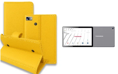Книга-трансформер Armor для планшета Thomson TEOX10 LTE, цвет Yellow