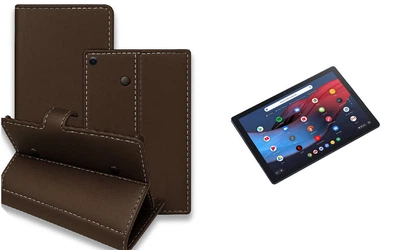 Книга-трансформер Armor для планшета Google Pixel Slate m3, цвет TM brown