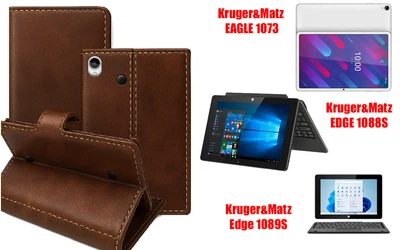 Книга-трансформер Armor для планшета Kruger&Matz EAGLE 1073, EDGE 1088S, Edge 1089S, цвет Kashtanovyy