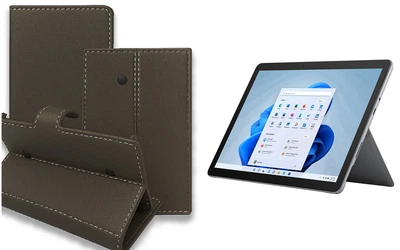 Книга-трансформер Armor для планшета Microsoft Surface Go, Go 2, Go 3, цвет Gray tm
