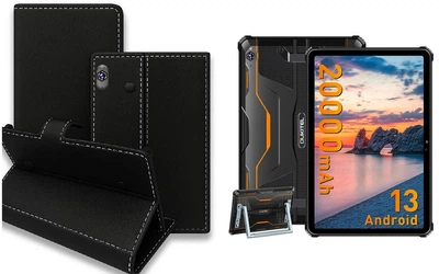 Книга-трансформер Armor для планшета Oukitel RT7 Titan 4G, RT7 Titan 5G, цвет Black