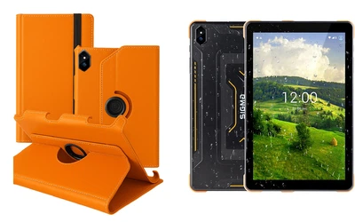 Чехол Spinner360 для планшета Sigma mobile TAB A1033 X-treme, цвет Orange