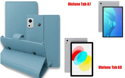 Книга-трансформер Armor для планшета Ulefone Tab A7, Tab A8, цвет Blue