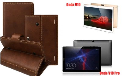 Книга-трансформер Armor для планшета Onda V10, V10 Pro, цвет Kashtanovyy
