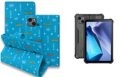 Книга-трансформер Armor для планшета Oukitel RT3, Oukitel RT3 Pro, цвет Fashion blue