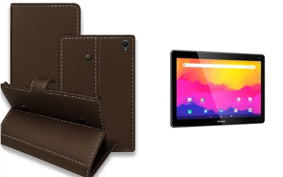Книжка-трансформер Armor для планшета Prestigio Muze 3231 4G, Muze 4231 4G, колір TM brown