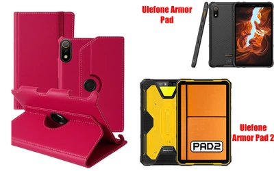 Чехол Spinner360 для планшета Ulefone Armor Pad Lite, цвет Malinovyy