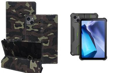 Книга-трансформер Armor для планшета Oukitel RT3, Oukitel RT3 Pro, цвет Xaki TM