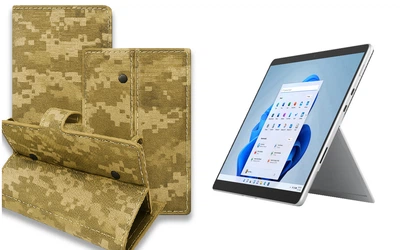 Книга-трансформер Armor для планшета Microsoft Surface Pro 8, Pro 9, цвет Pixel