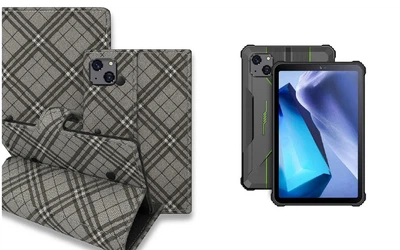 Книга-трансформер Armor для планшета Oukitel RT3, Oukitel RT3 Pro, цвет Kletka