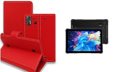 Книга-трансформер Armor для планшета DOOGEE R08, цвет Red
