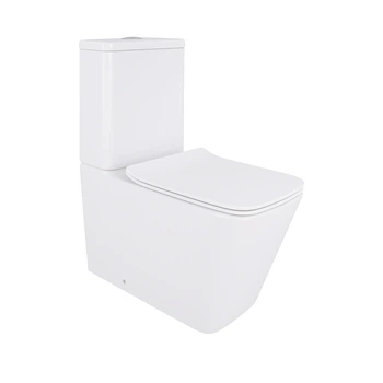 Унитаз-компакт Qtap Crow безободковый с сиденьем Soft-close QT05222170W