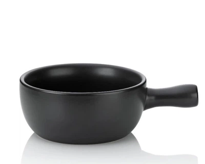 Кастрюля керамическая для сырного фондю KELA Basel 66575 22.5 см 2 л черная 5093314