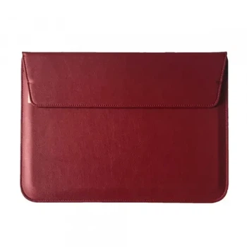Чохол-конверт-підставка LEATHER PU для MacBook 11" Wine red