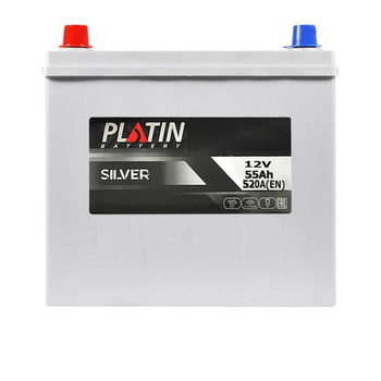 Автомобильный аккумулятор Platin Silver Asia SMF 55Ah 520A L+ (NS60) (5502420)