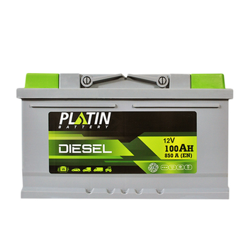 Автомобильный аккумулятор Platin Silver Diesel MF 100Ah 850A R+ (LB4) h=175 (6002321)