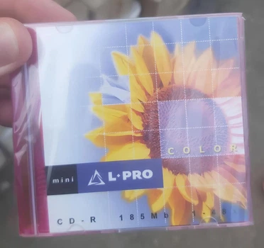 Диск CD-R mini L-Pro 185 Mb 48Х, упаковка Slim Box, спайка 5 упаковок по 1 диску