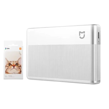 Мобильный принтер Mijia Instant Photo Printer 1S + 20 листов фотобумаги