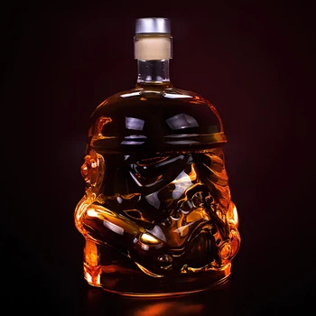 Графин для алкоголя в форме шлема штурмовика из Звездных Войн, графин Star Wars, для виски
