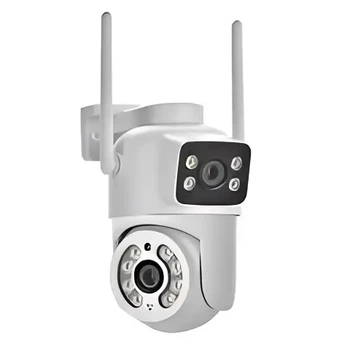Камера видеонаблюдения 6MP ICESEE поворотная, с двумя объективами A28