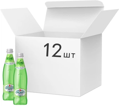 Упаковка лимонаду Borjomi Limonati Тархун 0.5 л х 12 шт. (4860019003364)