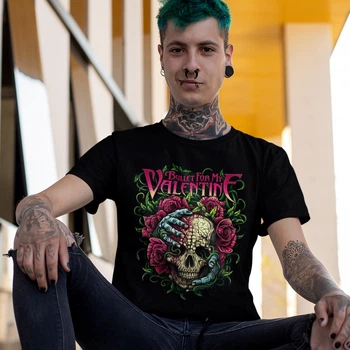 Футболка унісекс Bullet For My Valentine (Scull) L чорний