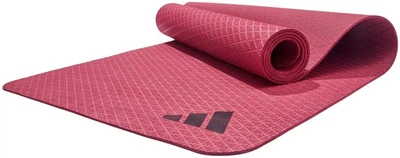 Двухстороний коврик для йоги Adidas Yoga Mat бордовый Уни 176 х 61 х 0,4 см ADYG-10001CB