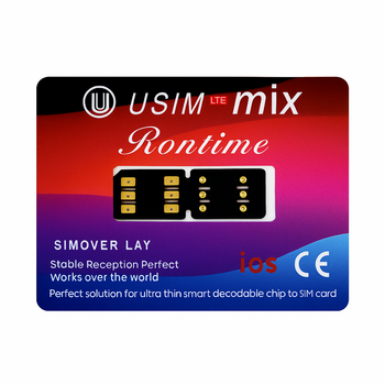 U-SIM MIX LTE Rontime v8.1.2 – разблокировка iPhone 7–16 Pro Max, iOS 16–18.5 без перепрошивки
