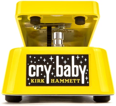 Гитарный эффект Dunlop KH95Y Kirk Hammett Cry Baby® Wah Yellow Sparkle Edition