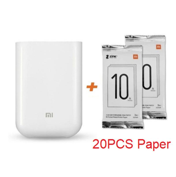 Портативний фотопринтер Xiaomi Mijia Mi AR Photo Pocket Printer (XMKDDYJHT01) + 20шт. фотопаперу
