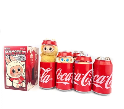 М'яка Іграшка Брелок Лабубу В Банці Кока-Кола Сюрприз 26 см – POP MART The Monsters Оригінал LABUBU Coca-Cola