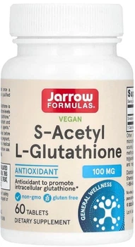 Аминокислота S-ацетил глутатион Jarrow Formulas S-Acetyl L-Glutathione 100 мг 60 таблеток в упаковке (ARE-574839)