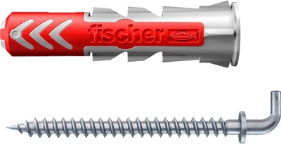 Дюбель Fischer DuoPower 10 х 50 мм WH с угловым крючком 2 шт (535002)
