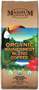 Кава Magnum Exotics ORGANIC RAINFOREST BLEND в зернах 907 р