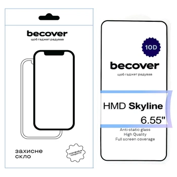 Стекло защитное BeCover HMD Skyline 10D (m469244)