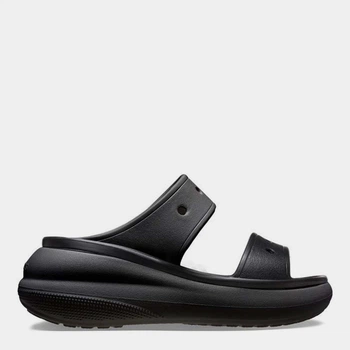 Чоловічі шльопанці для пляжу Crocs Crush Sandal Blk 207670-001 48-49 (M13) 28.5 см Чорні (191448989313)