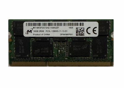 Оперативна пам'ять для ноутбука Micron DDR3 16GB 1600MHz (однією планкою) SO-DIMM PC3L-12800S (MT18KSF2G72HZ-1G6A2)
