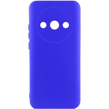 Чохол TPU GETMAN Liquid Silk Full Camera для Xiaomi Redmi A3 Синій / Iris