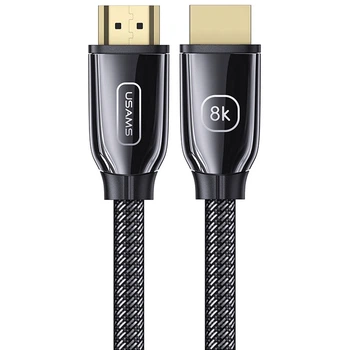 Дата кабель USAMS US-SJ499 U67 HDMI 8K Ultra HD to HDMI 2.1 (5m) Черный
