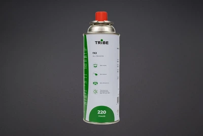 Баллон газовый цанговый Tribe 220 г. Для портативных газовых приборов