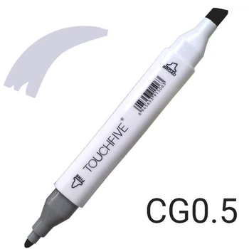 Маркер двусторонний TouchFive (Touch) № CG0.5 Cool Grey (Прохладно серый) (TF2209-CGO.5)
